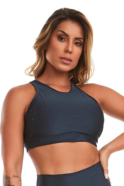 cajubrasil stardust blue top