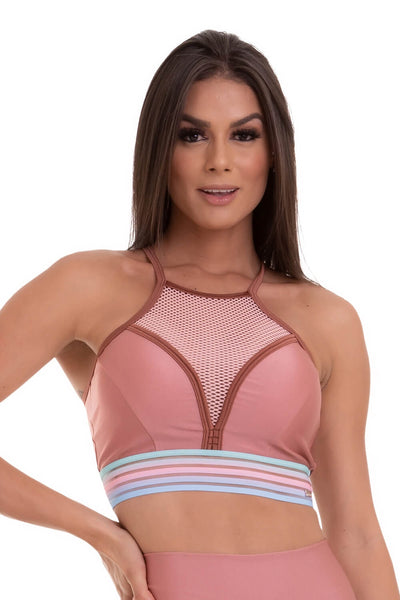 Cajubrasil Cropped Future Pink Top - 11454.149