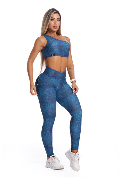 Haut My Sporty Wear One Side - Peau de serpent