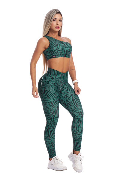 Haut My Sporty Wear One Side - Zèbre