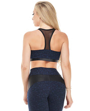 Let's Gym Top Star - Navy Blue - T827