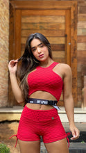 MSW Red Textured Shorts