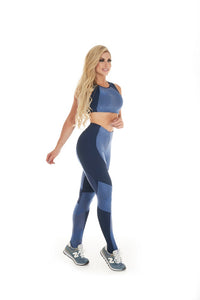 Let's Gym Top Galaxy New - Royal Blue - T797
